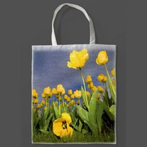 그림 에코백 프린트 여성가방 꽃 FW-026