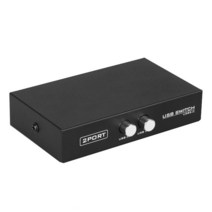 철근탐사기 프린터 스위치 2 포트 USB 수동 스캐너 공유 허브 분배기 어댑터 개 1, 01 Light Black