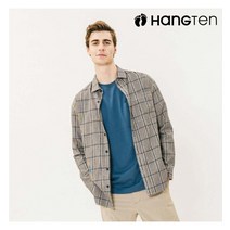 행텐 행텐 남성 체크 오버핏 셔츠-BI8R072020530
