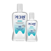 가그린 제로 750ml + 250ml 구강청결제 세트, 0.75L, 1세트