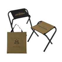 카즈미 엔켈 BBQ 접이식 의자, 블랙+골드, 8개