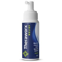 Theraworx 다리 발 종아리 허벅지 경련 및 근육통 완화 제 210ml, Foam