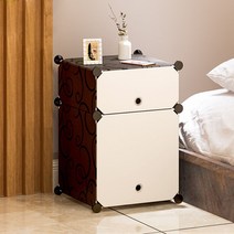 협탁 침실 가구 수납 침대 서랍장 플라스틱 조립 안전한 헤링본 작은 블루투스스피커 합판 블루투스 턴테이블 콘센트 월넛 아크릴 아이방 수납 키큰 유리 얇은 온수매트받침대 편백나무 온, D