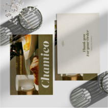 차미코 포토 엽서 제작 소량 인쇄 200매, 신규주문, 블랑 순백색 300g