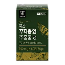 비디컬 국산 꾸지뽕 잎 추출물 매스틱 추출분말 정 매실, 60정, 36g, 2개