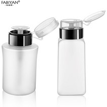 60ML /150ML 네일 병 빈 프레스 펌프 디스펜서 플라스틱 폴리쉬 리무버 클리너 휴대용 메이크업 매니큐어 도구 500 피스 물티슈