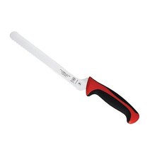 Mercer Culinary 밀레니아 컬러 핸들 나이프 레드 8인치, Offset Wavy Edge Bread Knife_Y