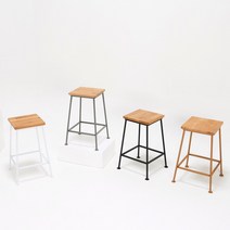 퍼르 엘다 원목 홈바 의자, 04. 블랙