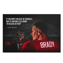 벽걸이cd플레이어 시디 플레이어 벽걸이 투명 Cd 휴대용 무선 rob gronkowski and tom brady postermotivational quote 캔버스 인쇄, 40x60cm 프레임 없음, op182