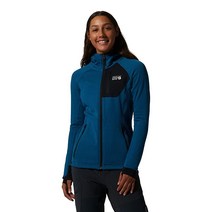 Mountain Hardwear 여성용 스탠다드 폴라텍 파워 그리드 풀 지퍼 후드 스타프루트 M