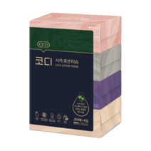 코디 시카 로션 티슈 200매, 1개, 4개입