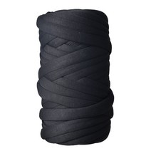 소하임 패브릭 자이언트 얀 핸드 손뜨개 1kg, 블랙, 1개