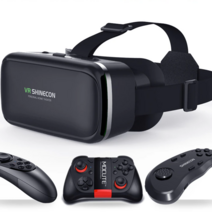 3D VR AR 스마트안경 블루투스 shinecon SC_G04 스탠다드 에디션 및 게임 가상 현실 안경 헬멧 옵션 컨트롤러, [04] VR With Controller D