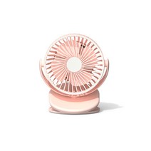 솔로브 클립 팬 USB 선풍기, 핑크, F3