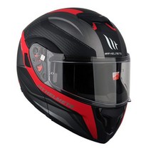 MT헬멧 시스템 ATOM SV TARMAC MATT BK-RE 핀락포함, MATT BLACK-RED