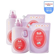 비앤비 섬유유연제 베르가못 용기1500ml + 리필1500ml, 2세트