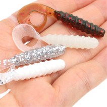 그럽웜 6cm DKGW60-25 미끼 열기 루어낚시 전갱이 송어 잉어 꺽지 쏘가리 볼락