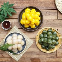 강원도 강릉 땅콩이네 감자떡 3kg (1kg x 3봉지) 쑥 호박 감자떡3종