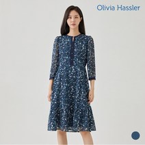 [올리비아하슬러] 플라워 프린팅 원피스_OH0FOP101