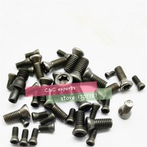 공구부품 M2 x 6 M2.5 8 M3 10 12 M3.5 M4 M5 Torx 나사 카바이드 인서트 CNC 선반 도구, 01 10pcs_05 M3x8