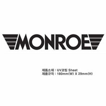 DECAL 차량용 튜닝스티커 먼로 (MONROE)
