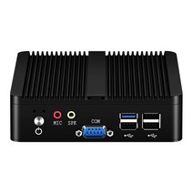 휴대용 XCY-팬리스 미니 PC 인텔 셀러론 J1900 쿼드코어 2.0GHz 2x RS232 LAN 윈도우 10 리눅스 임베디드 IoT 산업용 컴퓨터, 2G RAM 32G SSD WiFi, Intel Celeron N2930