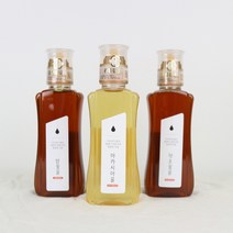 지리산토종꿀 아카시아꿀 밤꽃꿀 약초꽃꿀 벌집꿀 천연벌꿀 500g, 천연꿀 300g 3종 선물세트