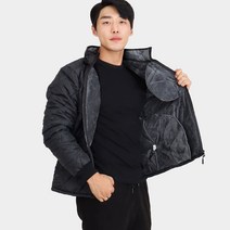 e편한 발열 차이나넥 깔깔이 검정 기모 방한 겨울 군인 군대 점퍼 깔바지