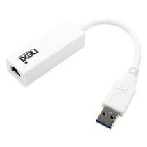 넥시 USB3.0 PC 노트북 기가랜카드 인터넷 연결 USB잭 윈도우10지원 MAC OS지원 맥북에어 맥북프로 LG그램 삼성노트북9메탈 HP ASUS, 화이트