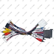 차량용오디오 SKYFAME 16Pin 자동차 배선 하네스 어댑터 Canbus 박스 디코더 KIA Sportage Sorento Hyundai ix35 Tucson 2 RP1-HY-, 01 ONLY CABLE