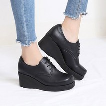 [최저가]여성 국산 통굽 구두 단화 로퍼 7cm