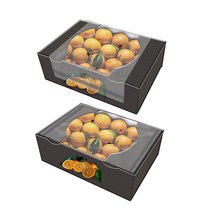 채소 과일 박스 덮개 투명창 원하는 규격으로 맞춤 제작 발송, 8호(400x450)-(1롤)4400장, 타공X, 400개
