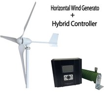 발전기 휴대용발전기 MPPT 컨트롤러 인버터 풍력 발전기 풍력 터빈 완전 세트 무료 에너지 발전기 5KW 6KW 8KW 10KW 24V 48V 96V, 23.24V - With Hybird Controll