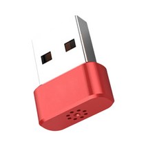 다기능 스마트 미니 USB 마이크 언어 번역기 검색 및 게임 데스크탑 PC 노트북 웹 채팅 스튜디오 음성 비즈니스, 빨간색, 22x16x7mm, 합금