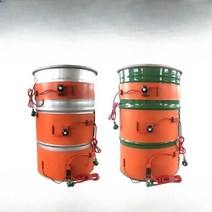 드럼밴드히터 220V 고무 밴드 가스 히터 난방 발열 드럼통, 200L오일드럼1740x250 손잡이온도조절