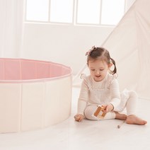 [라호] 접이식 놀이매트 핑크 / 볼풀장 / 물놀이풀장, 놀이매트 핑크 대(L)