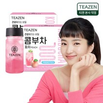 티젠 콤부차 피치 30스틱입X2박스 (보틀 포함), 15g, 60개