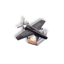 와이즈몰 비행기 차량용 방향제, 블랙, 레몬