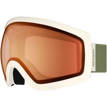레트로스펙Retrospec Traverse 스키 및 스노보드 스노우 고글 구형 렌즈 포함 남성 및 여성용, Matte Laurel/Citrine