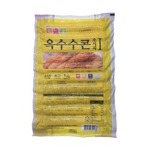 도나우 옥수수콘소시지I 1kg 수제소시지 수제모듬소시지 가공식품 모듬소시지 소시지, 1개