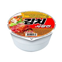 농심 김치 사발면 86g x 6개, 4개