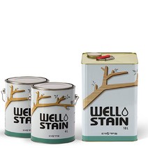 가구 한옥 웰 오일스테인 DIY 페인트 4리터 레드우드 파고라 아파트 보호 목조.주택 데크 팬션 목재 의자