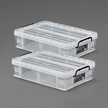 코멕스 네오박스 플라스틱 리빙 수납박스 27L 2개 세트