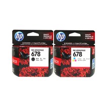 HP정품잉크 678 CZ107AA+CZ108AA 세트, 검정+컬러, 1세트