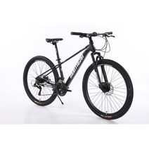 삼천리자전거 하운드 빅마운틴 생활용 MTB 자전거 기어 21단 26인치 권장신장 155cm 이상, 미조립(박스), 다크실버