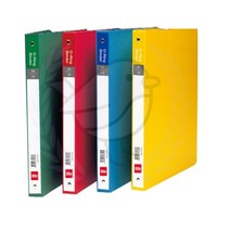 새임 A4 색지 2공 O링 바인더 PP바인더 이공바인더 바인더파일, 적색(414053)