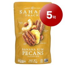 리암마켓 Sahale Snacks 사헬 스낵 글레이즈드 믹스 바나나 럼 피칸 113g 1팩, 5팩