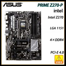 아수스 프라임 Z270-P LGA 1151 마더 보드 DDR4 마더 보드 64GB Z390 PCI-E 3.0 M.2 USB3.1 ATX 코어 i3-8350K I9-9900K cpu