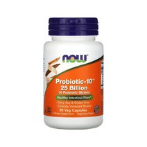 나우푸드 프로바이오틱스-10 250억 베지 캡슐 50개입 Probiotic-10 25 Billion Veg Capsules, 50개입/250억/1캡슐, 1개, 50정