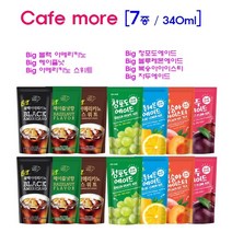 [대호에프앤비] 아이스커피 음료 7종 14개입 (340ml 7종) 홈 등산 낚시 외부행사, 340ml 7종 14개입 (혼합)